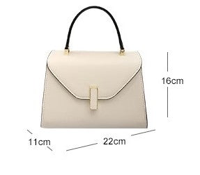 Stylish European Style Vegan Leather Top Handle Bag - Perfect for Day-to-Night Looks