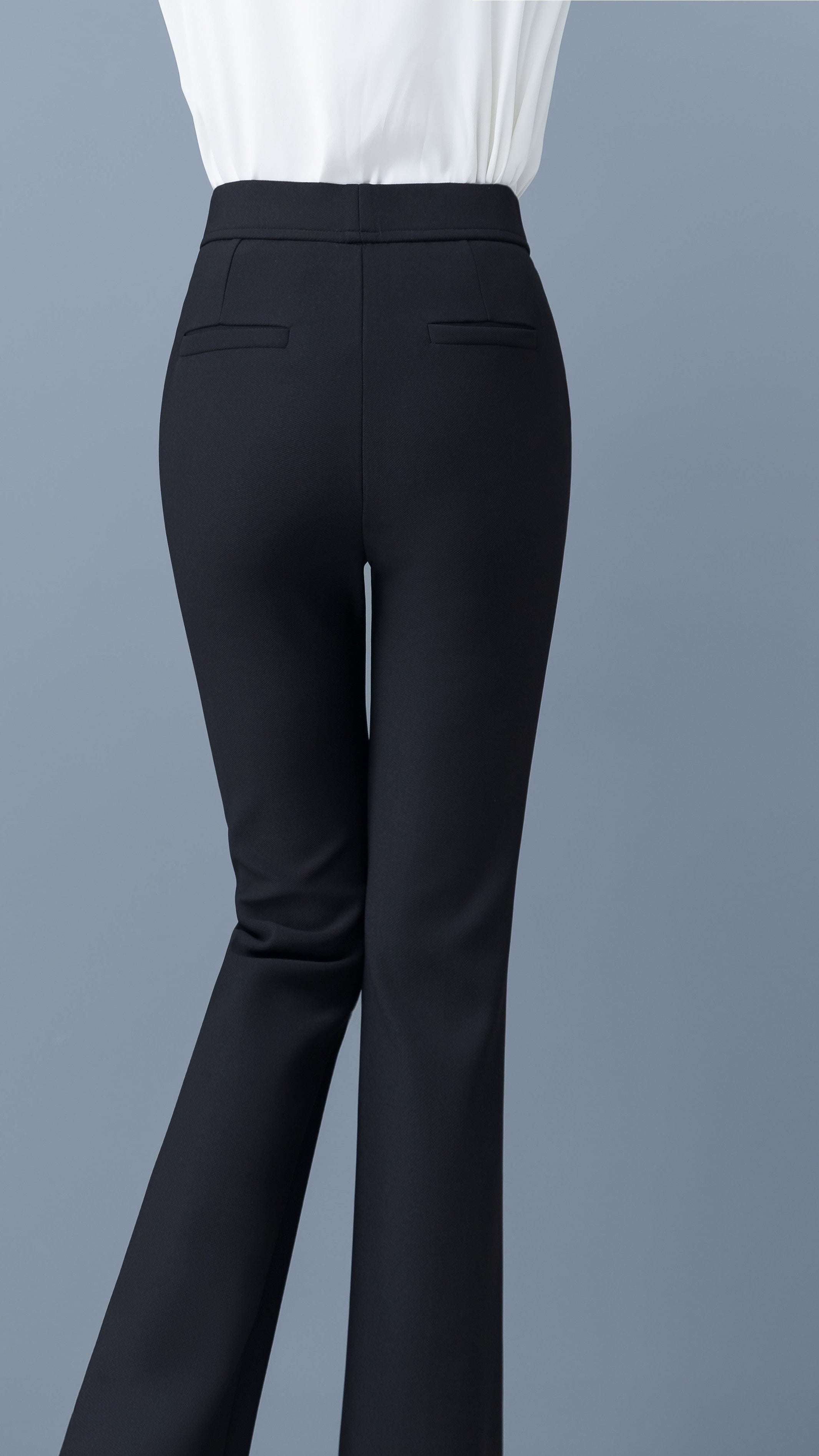 High Waist Flare Leg Pants - For Office & Work - by The Nichole Collection