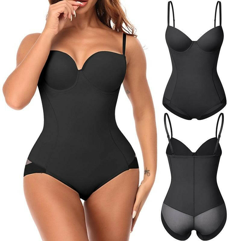 Women’s One-Piece Tummy Control Swimsuit Black