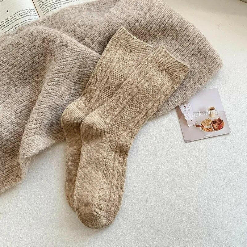 Cashmere Wool Women’s Warm Winter Socks 07