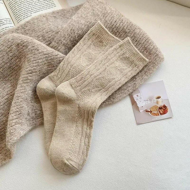 Cashmere Wool Women’s Warm Winter Socks 08