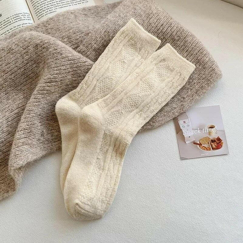 Cashmere Wool Women’s Warm Winter Socks 10