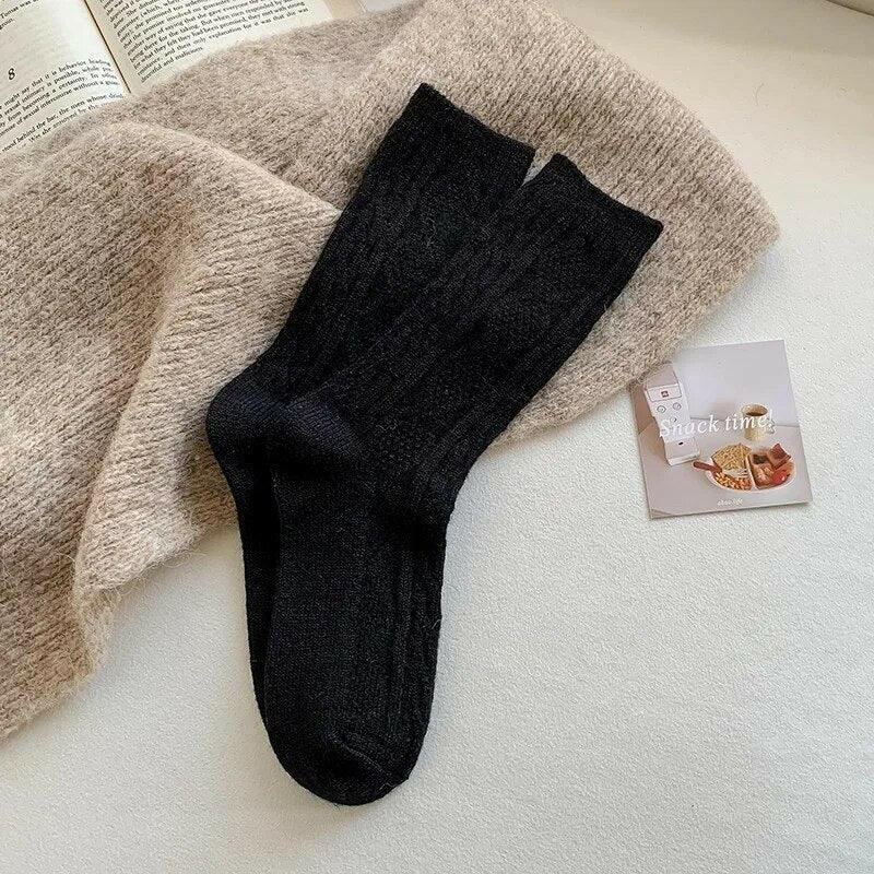 Cashmere Wool Women’s Warm Winter Socks 12