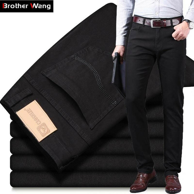 Casual Business Straight Denim Pants