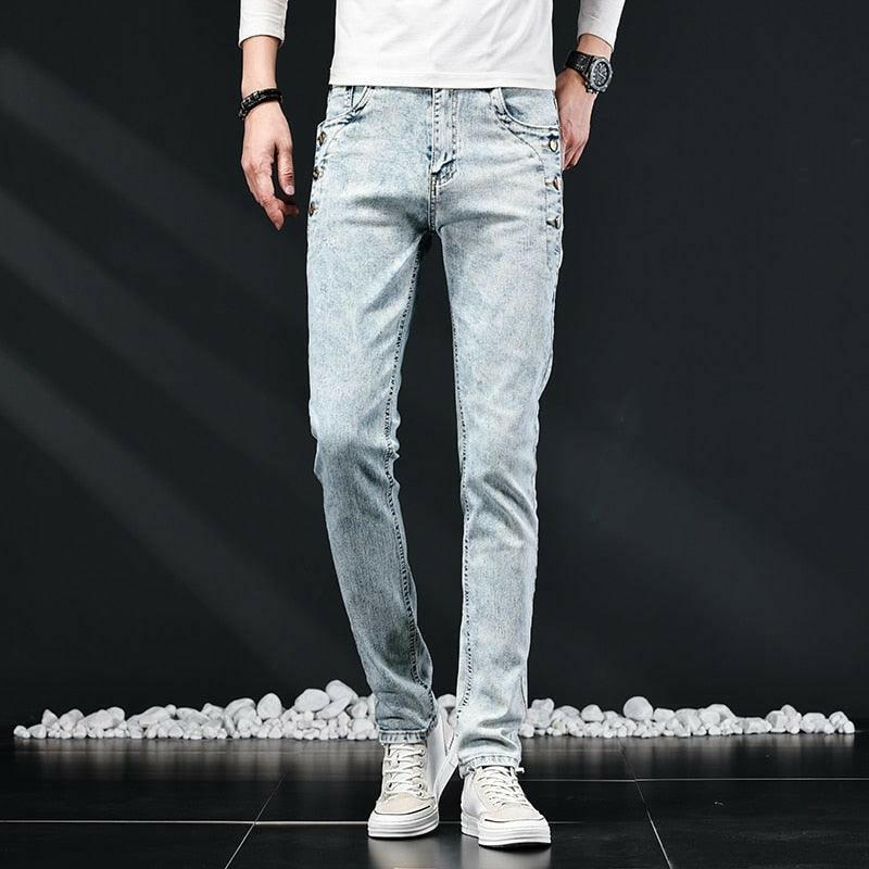 Casual Pattern Men’s Denim Jeans