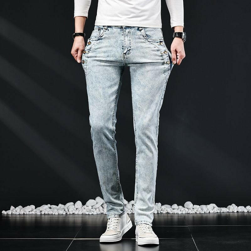 Casual Pattern Men’s Denim Jeans