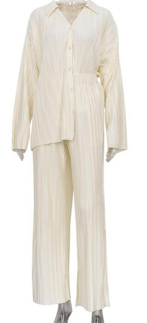 Women's Vogue Classic Wide Leg Suit - by The Nichole Collection