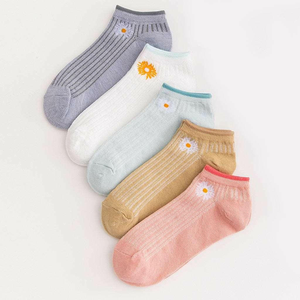 Women's Top Trending Cotton Socks (5 pairs) I5 5 Pairs