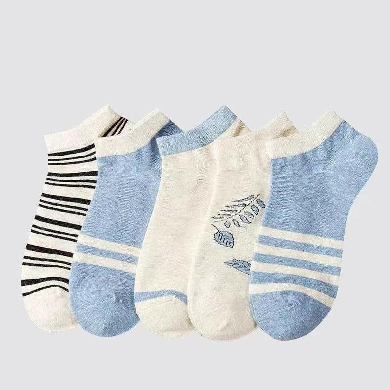 Women's Top Trending Cotton Socks (5 pairs) K5 5 Pairs