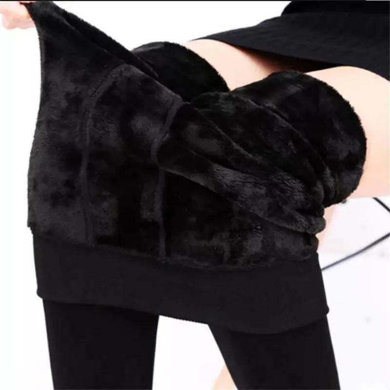 High Waist Warm Velvet Leggings