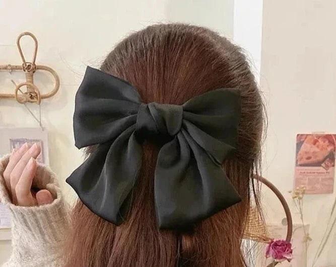 Satin Hair Bows - by The Nichole Collection