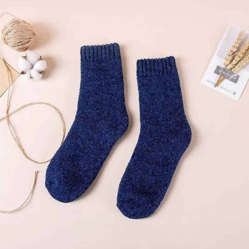 Men’s Merino Wool Socks - 3 Pack Blue EUR SIZE 39-46