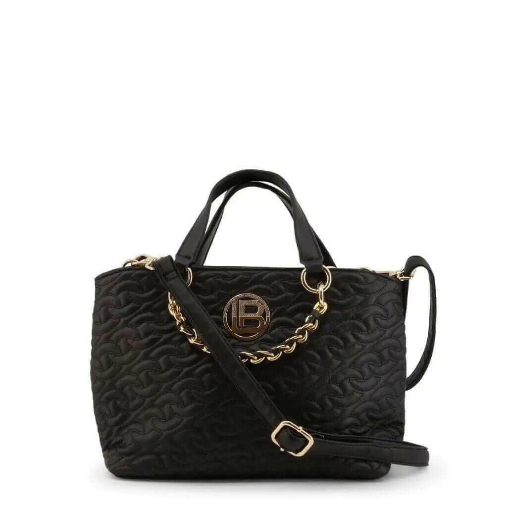 LIVORNO Handbag: Stylish High-Quality PU Leather with Removable Shoulder Strap black