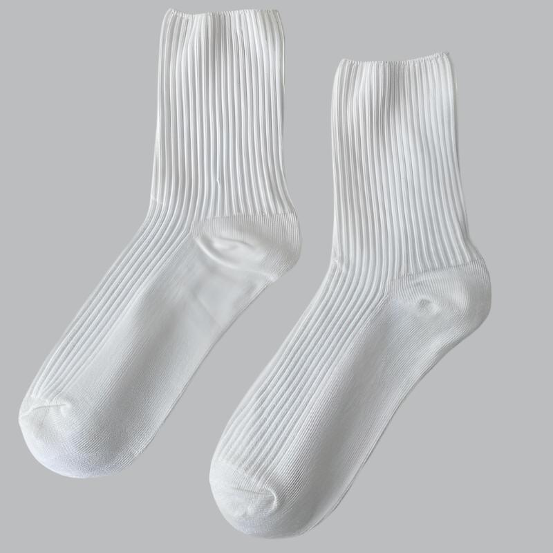 Women's White Lace Socks – Ideal for Bridal, Formal, or Casual Outfits Stripe