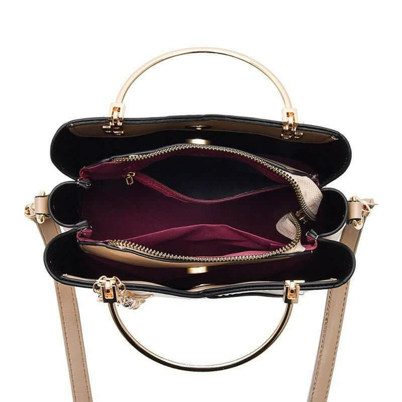 Nichole Collection’s Maddalena Handbag: Elegant and Versatile Design - High Quality PU leather by The Nichole Collection