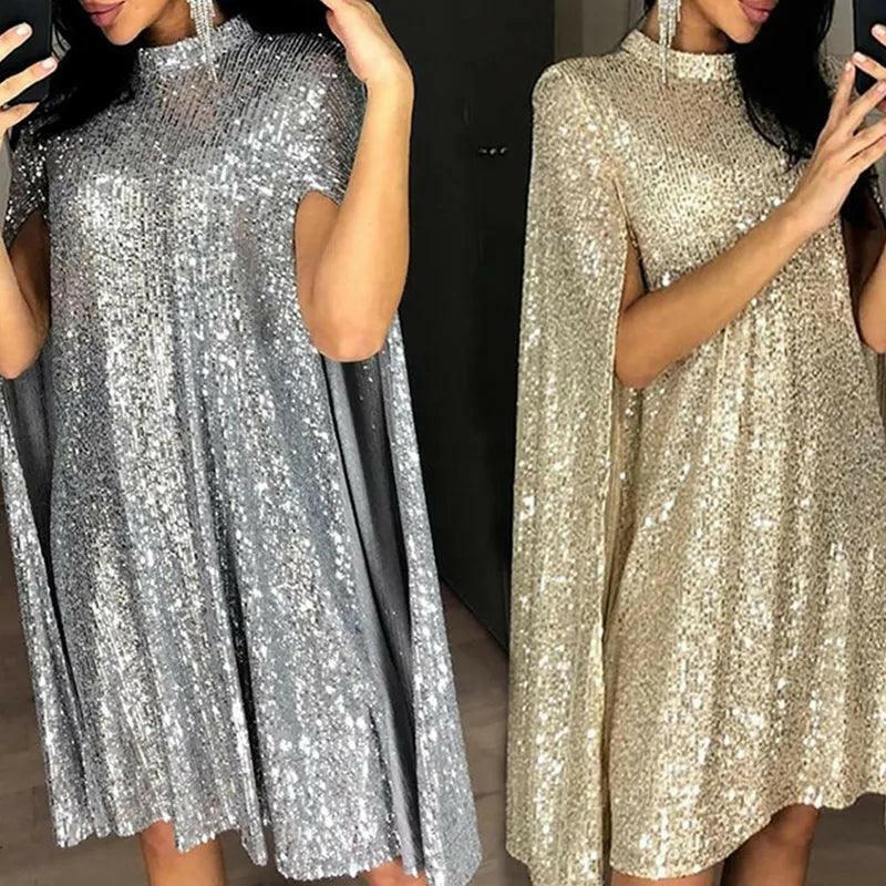 Shimmering Sequin Drift Dress - Dresses by The Nichole Collection