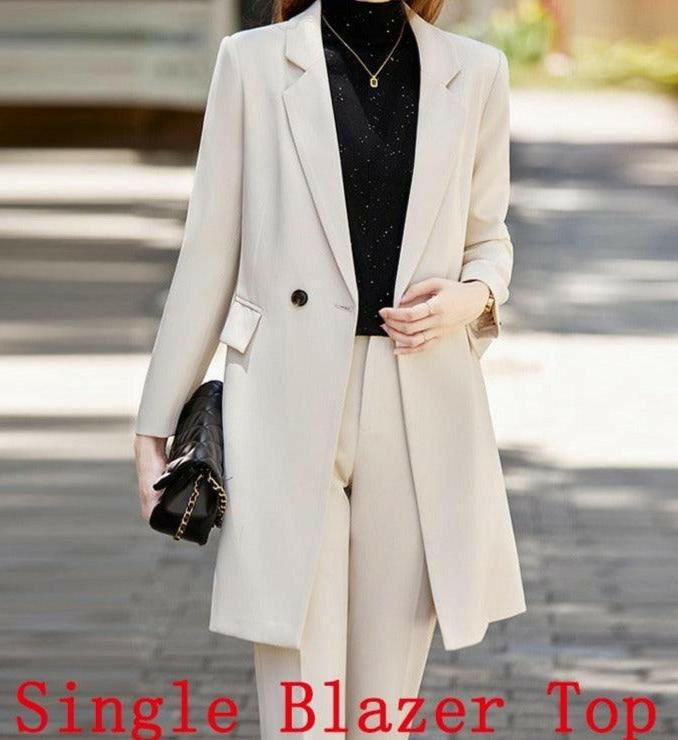 Sophisticated Women's Blazer Suit Apricot Blazer Top 2-3 Days