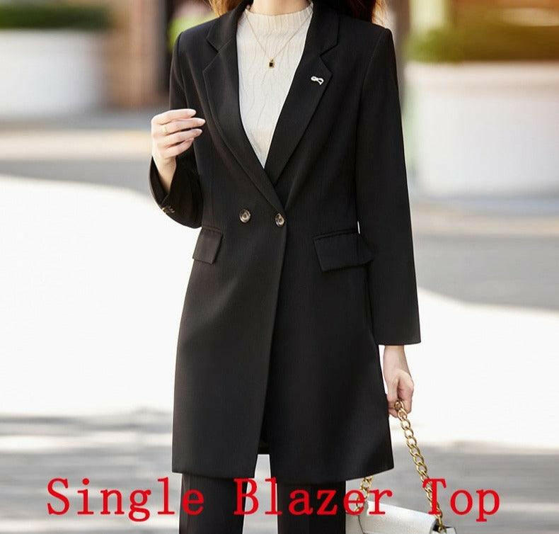 Sophisticated Women's Blazer Suit Black Blazer Top 2-3 Days