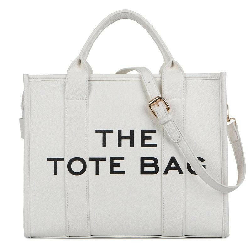 Stylish Audrey Tote Bag with Zipper Pocket for Everyday Essentials White