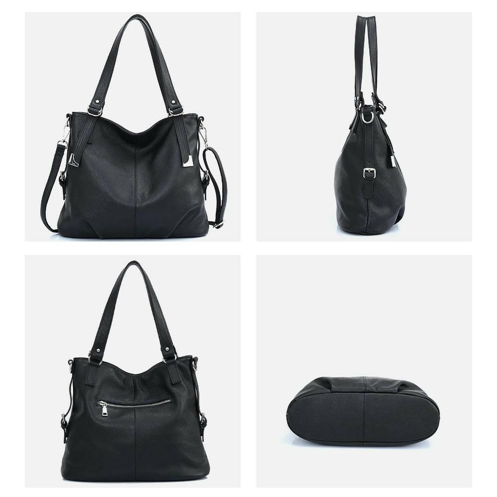 The Alisha - Stylish Leather Shoulder Bag with Multiple Pockets