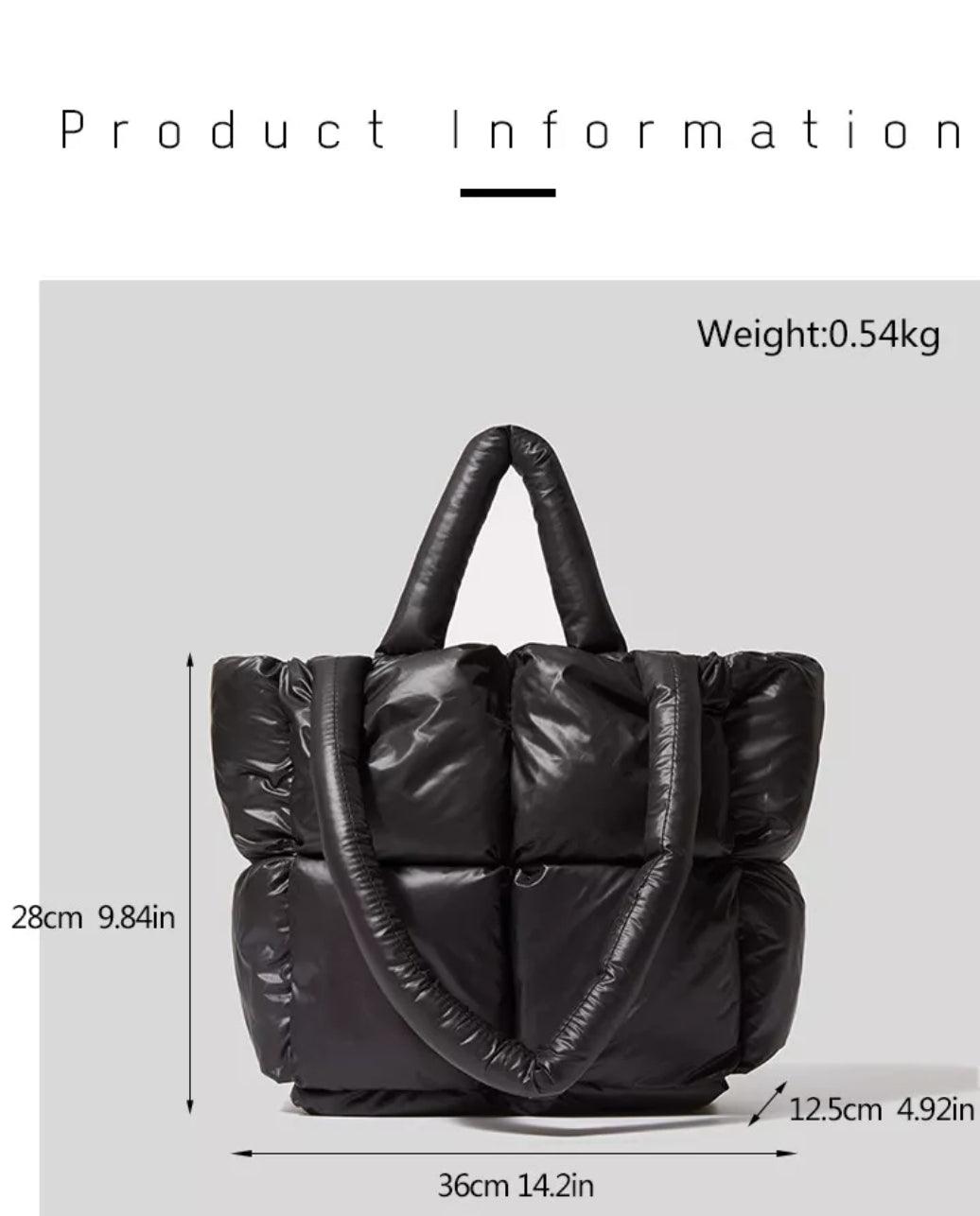 The Hailey Nylon Handbag with Polyester Lining