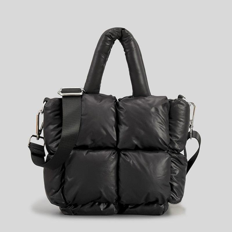 The Hailey Nylon Handbag with Polyester Lining Black Mini