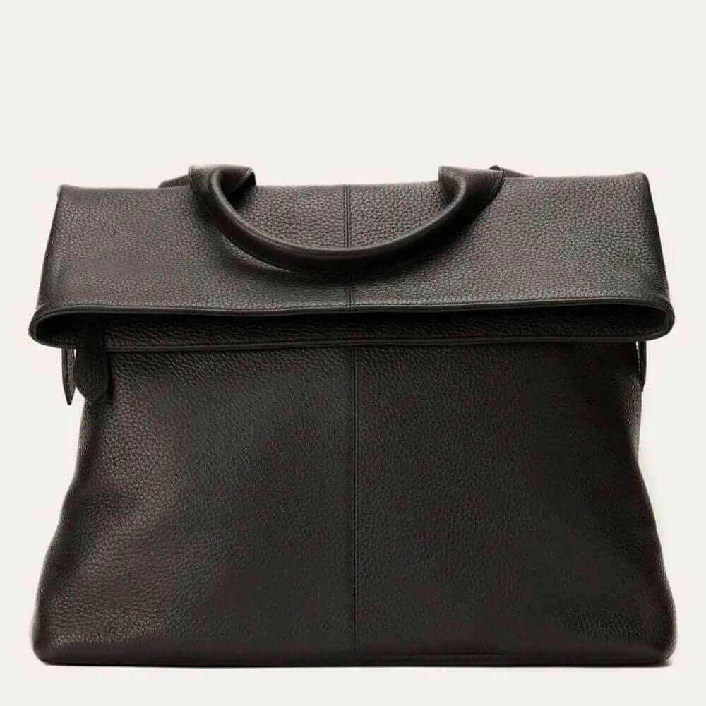 The Mackenzie Genuine Leather Backpack Black