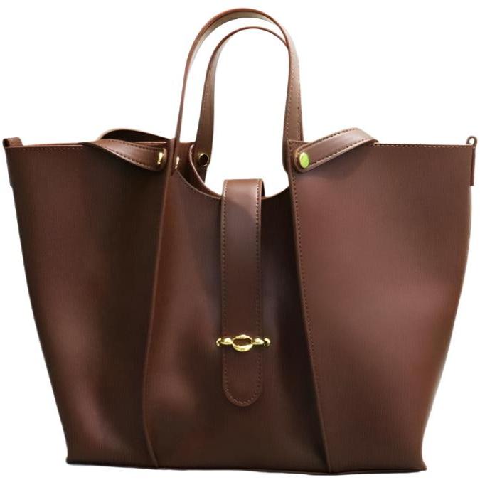 The ABAGALE Genuine Leather Tote Bag – Elegant & Functional Zipper Closure Handbag