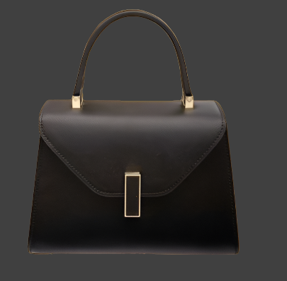 Stylish European Style Vegan Leather Top Handle Bag - Perfect for Day-to-Night Looks Black