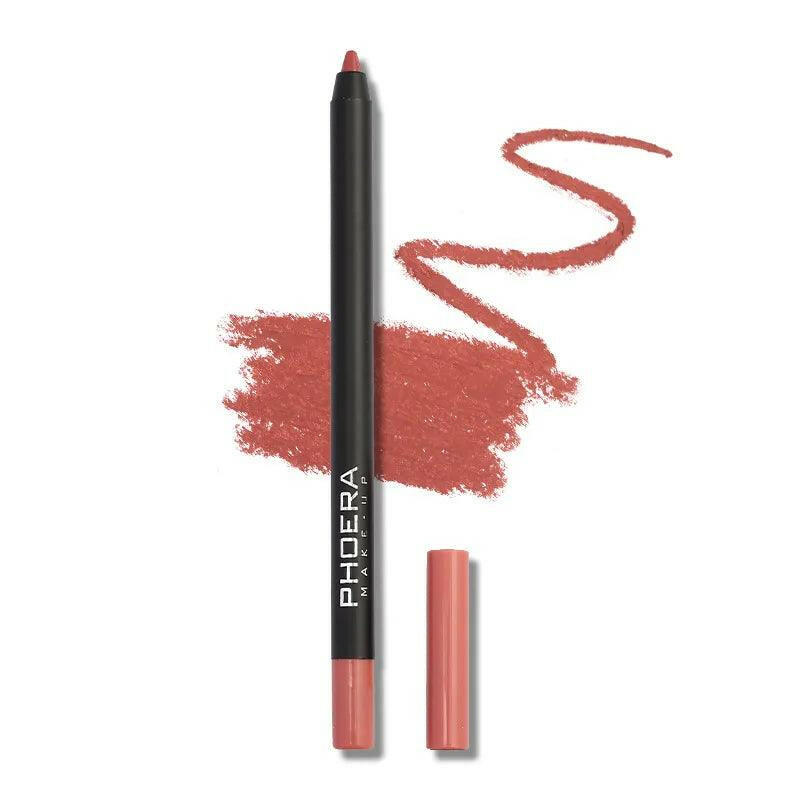 Waterproof Matte Lipliner Pencil - Long-Lasting Color 02