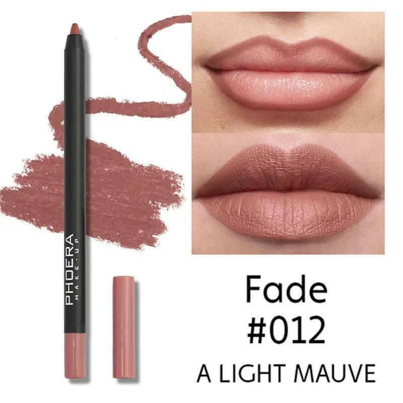 Waterproof Matte Lipliner Pencil - Long-Lasting Color